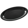 Designer Displayware Wide Rim Oval Platter 17 x 13 - Black