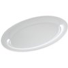 Designer Displayware Wide Rim Oval Platter 21 x 15 - White
