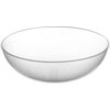 Round Pebbled Bowl 33 qt - Clear