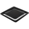 Designer Displayware Wide Rim Square Plate 12 - Black