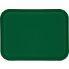 Glasteel Solid Rectangular Tray 13.75 x 10.6 - Forest Green