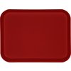 Glasteel Solid Rectangular Tray 13.75 x 10.6 - Red