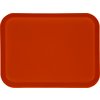 Glasteel Solid Rectangular Tray 13.75 x 10.6 - Orange