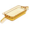 StorPlus Food Pan HH With 2 Handles 2.5 DP 1/3 Size - Amber
