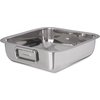 Square Display Dish 10 - Stainless Steel
