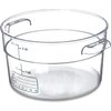 StorPlus Polycarbonate Round Food Storage Container 2 qt - Clear