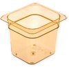 StorPlus Food Pan HH 6 DP 1/6 Size - Amber