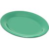 Durus Melamine Oval Platter Tray 9.5 x 7.25 - Green