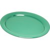 Durus Melamine Oval Platter Tray 13.5 x 10.5 - Green