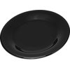 Durus Melamine Wide Rim Dinner Plate 9 - Black