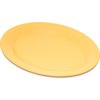 Durus Melamine Oval Platter Tray 9.5 x 7.25 - Honey Yellow