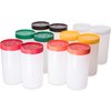 Stor N' Pour Quart Backup Container w/ Assorted Color Caps 1 Quart - Assorted
