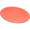 Durus Melamine Oval Platter Tray 9.5 x 7.25 - Sunset Orange
