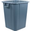 Bronco Square Waste Bin Trash Container 40 Gallon - Gray