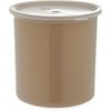 Poly-Tuf Crock w/Lid 2.7 qt - Beige