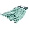 Flo-Pac Medium Looped-End Mop With Green Band - Green