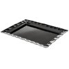 Displayware Rectangular Large Scalloped Tray 24.5 x 18.5 - Black