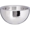 Dual Angle Bowl w/Hammered Finish 3.38 qt, 10 - Stainless Steel