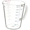 Commercial  Measuring Cup 1/2 gal - Clear