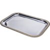 Celebration Rectangular Tray w/Gold Border 18-1/4 x 12-3/8