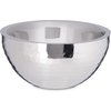 Dual Angle Bowl w/Hammered Finish 1.7 qt / 8 - Stainless Steel