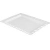 Displayware Rectangular Large Scalloped Tray 24.5 x 18.5 - White