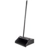 Lobby Dust Pan with 2-Piece Handle - Black