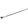 Fiberglass Dust Mop Handle with Clip-On Connector 60 - Black