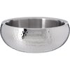Serving Bowl w/Hammered Finish 4.38 qt, 10-3/4 - Stainless Steel