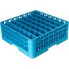 OptiClean 49 Compartment Glass Rack with 2 Extenders 7.12 - Carlisle Blue