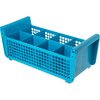 Perma-Sil Flatware Basket without Handles 17 x 7.75 x 6.9 - Carlisle Blue