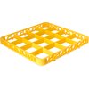 OptiClean 16 Compartment Divided Glass Rack Extender 1.78 - Yellow