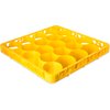 OptiClean NeWave Color-Coded Long Glass Rack Extender 20 Compartment - Yellow