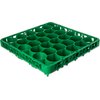 OptiClean NeWave Color-Coded Long Glass Rack Extender 30 Compartment - Green