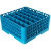 OptiClean 36 Compartment Glass Rack with 3 Extenders 8.72 - Carlisle Blue