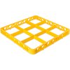 OptiClean 9 Compartment Divided Glass Rack Extender 1.78 - Yellow