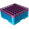 OptiClean 49 Compartment Glass Rack with 3 Extenders 8.72 - Lavender-Carlisle Blue