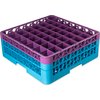 OptiClean 49 Compartment Glass Rack with 2 Extenders 7.12 - Lavender-Carlisle Blue
