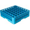 OptiClean 49 Compartment Glass Rack with 1 Extender 5.56 - Carlisle Blue