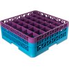 OptiClean 36 Compartment Glass Rack with 2 Extenders 7.12 - Lavender-Carlisle Blue