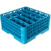 OptiClean 25 Compartment Glass Rack with 3 Extenders 8.72 - Carlisle Blue