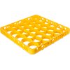 OptiClean NeWave Color-Coded Short Glass Rack Extender 30 Compartment - Yellow
