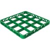 OptiClean 25 Compartment Divided Glass Rack Extender 1.78 - Green
