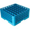 OptiClean 49 Compartment Glass Rack with 3 Extenders 8.72 - Carlisle Blue