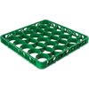 OptiClean NeWave Color-Coded Short Glass Rack Extender 30 Compartment - Green