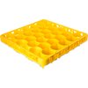 OptiClean NeWave Color-Coded Long Glass Rack Extender 30 Compartment - Yellow