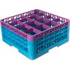 OptiClean 16 Compartment Glass Rack with 3 Extenders 8.72 - Lavender-Carlisle Blue