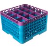 OptiClean 16 Compartment Glass Rack with 5 Extenders 11.9 - Lavender-Carlisle Blue