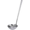 Terra Ladle 13.5 - 4 oz - Hammered Mirror Finish - Stainless Steel