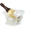 Wine/Ice Bucket w/Handle 3.7 qt - Clear